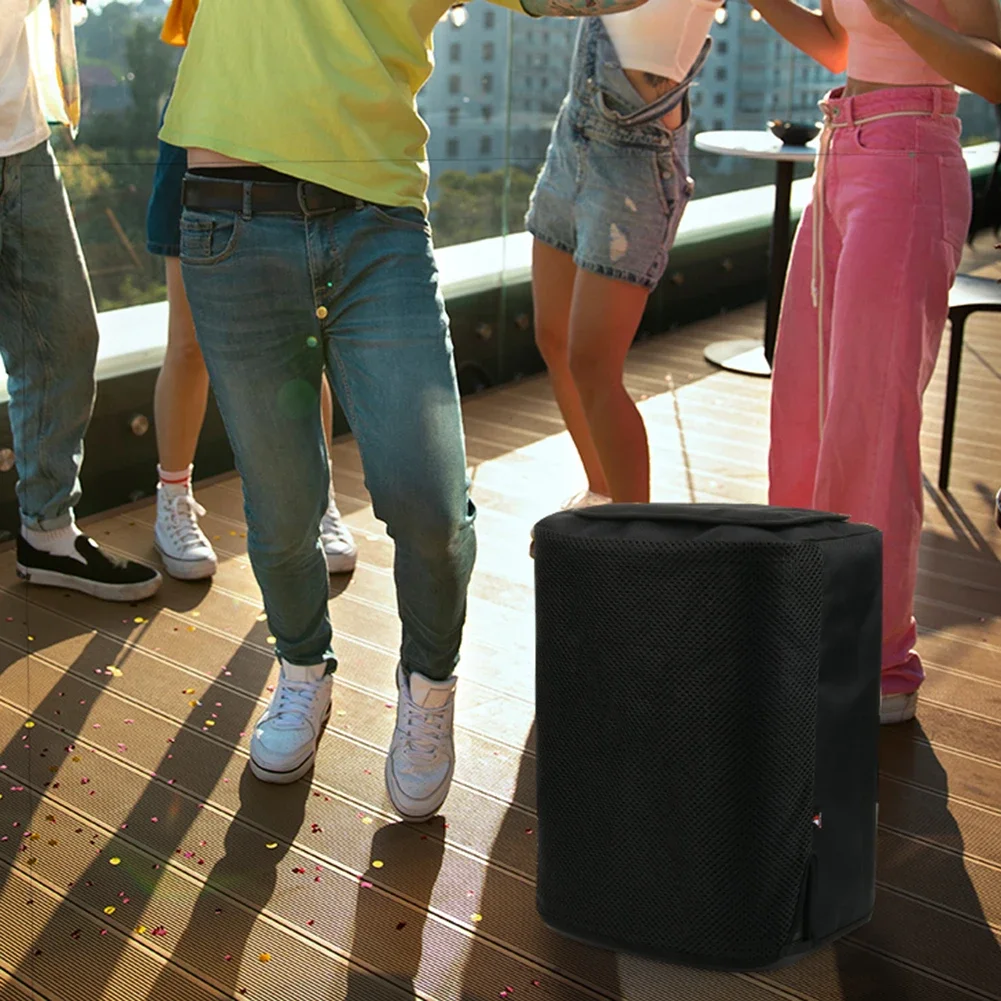 Para Bose S1 Pro + cubierta de altavoz BT portátil con solapa de mango cubierta antideslizante de malla funda protectora para viajes y fiestas
