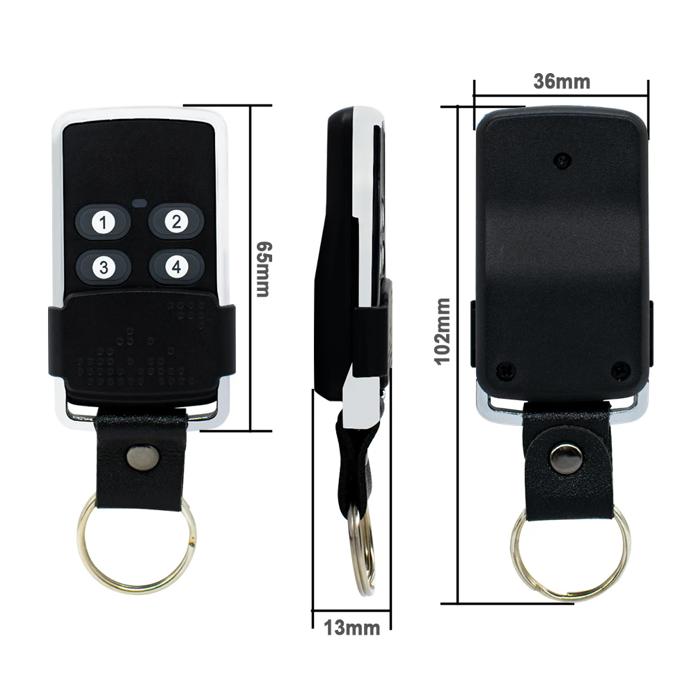 Imagem -06 - Wisniowski-controle Remoto da Porta da Garagem Controle Remoto 433mhz Rolling Code Gate Opener Controlador de Comando Ajuste para 433.92 Piloto Mais Novo