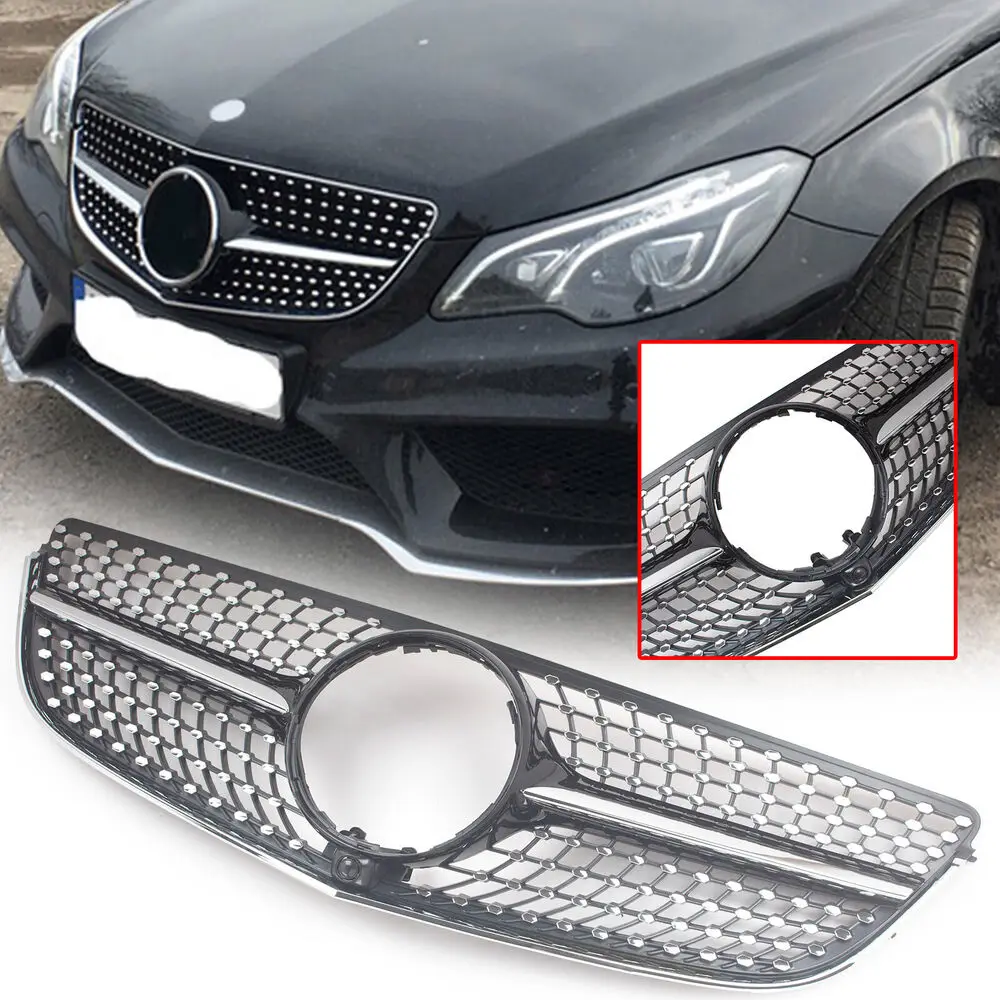 

balck Diamonds Style Bumper Grille For Mercedes Benz E-Class Coupe W207 2014-16