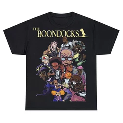 The Boondocks T-Shirt Men Women 100% Cotton Plus Size Fashion O-Neck Casual Streetwear Loose Oversized Printed Unisex Tees