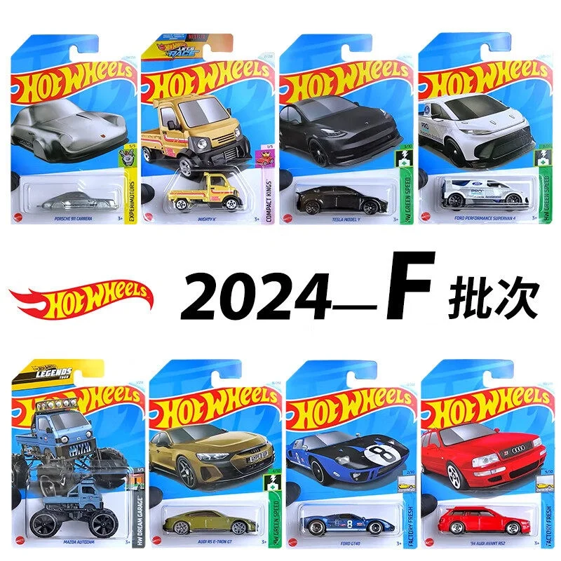 

2024 F Hot Wheels Car Model Mazda Autozam，Batmobile，Custom Otto，Runway Res-Q，Mod Speeder，Ford Gt-40 Vehicles Collection Toy Gift