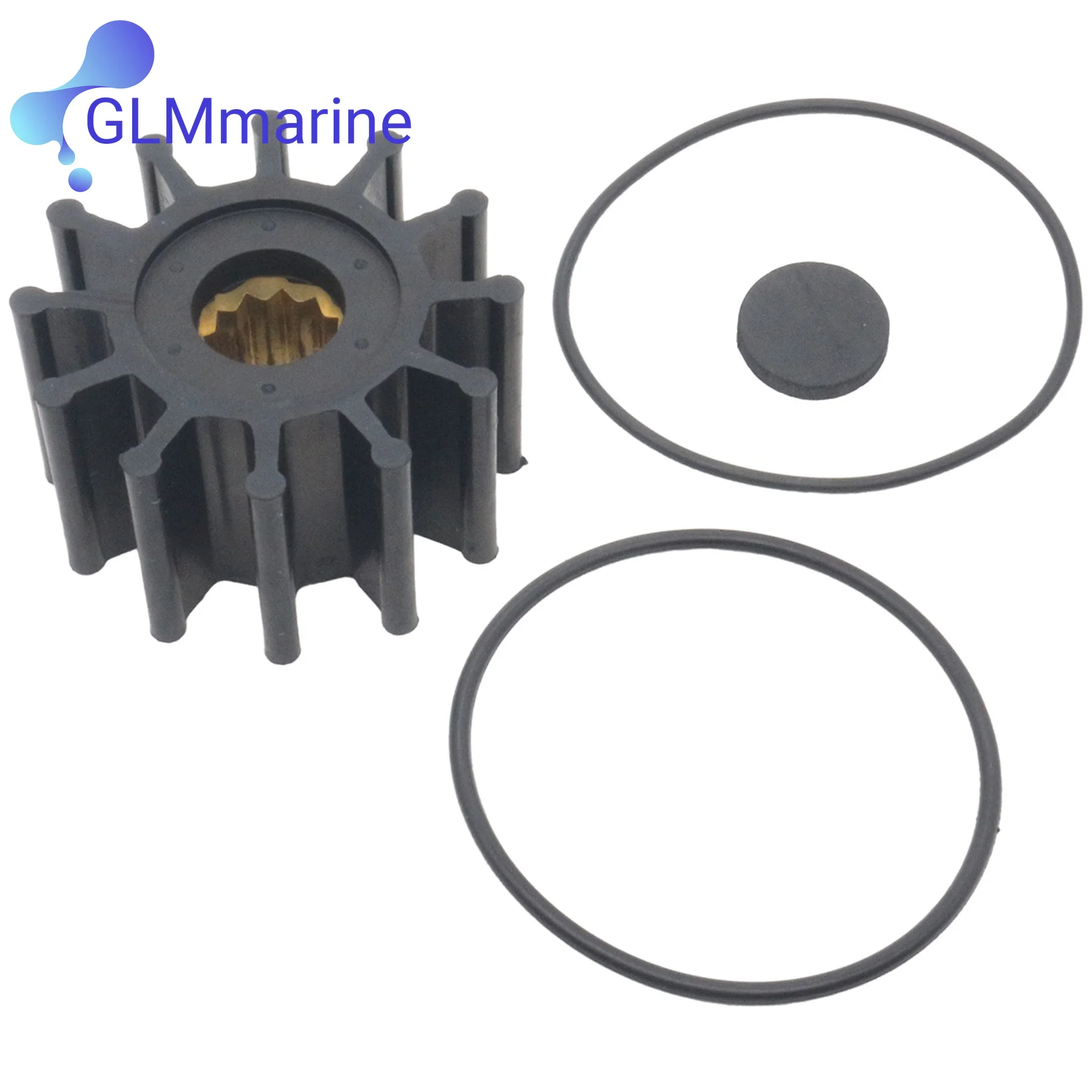 

Sea Water Pump Impeller Rebuild Kit Fits for Northern Lights Pumps 25-12057 25-15405 M20 M753 NL573 NL844 For Jabsco 30410-9001