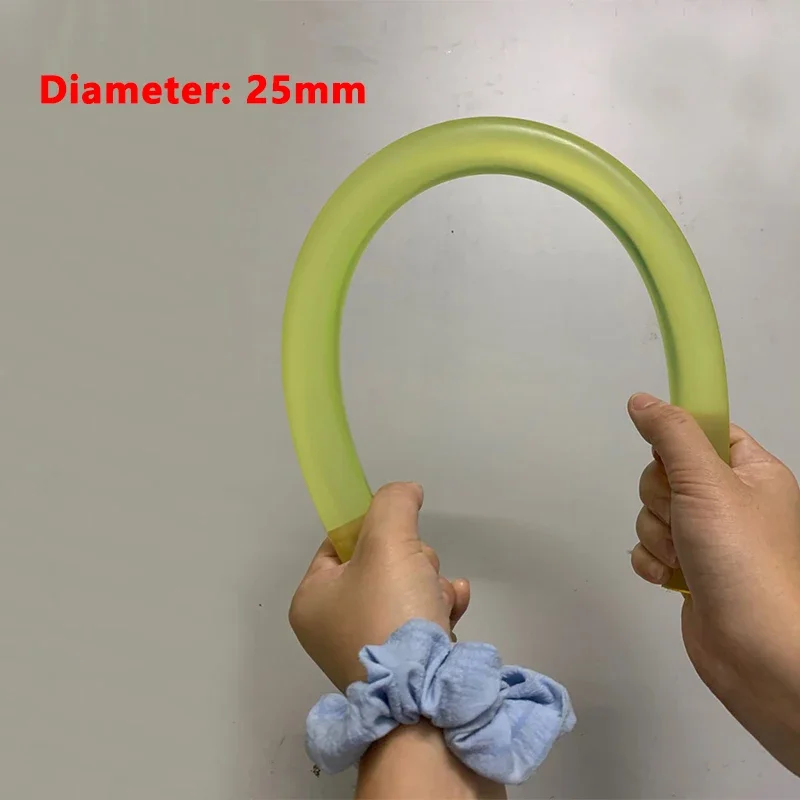 Outdoor Defense Rubber Foldable Crystal Short Stick Elastic PU Bar High Strength Vehicle Emergency Security Fitness Rod