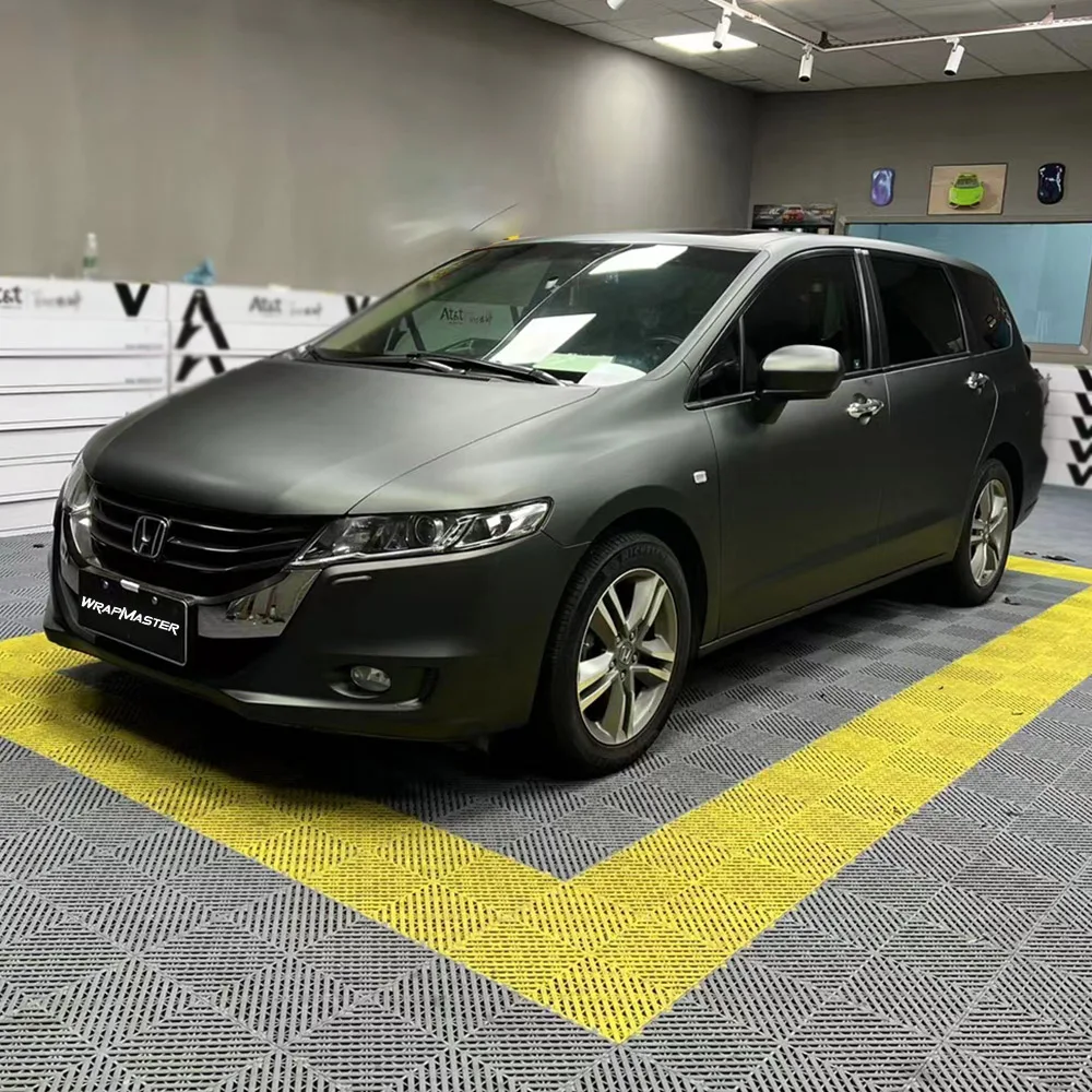 

Мистическая зеленая ультраматовая виниловая пленка для автомобильной краски с металлическими хлопьями — легко наносимая отделка кузова