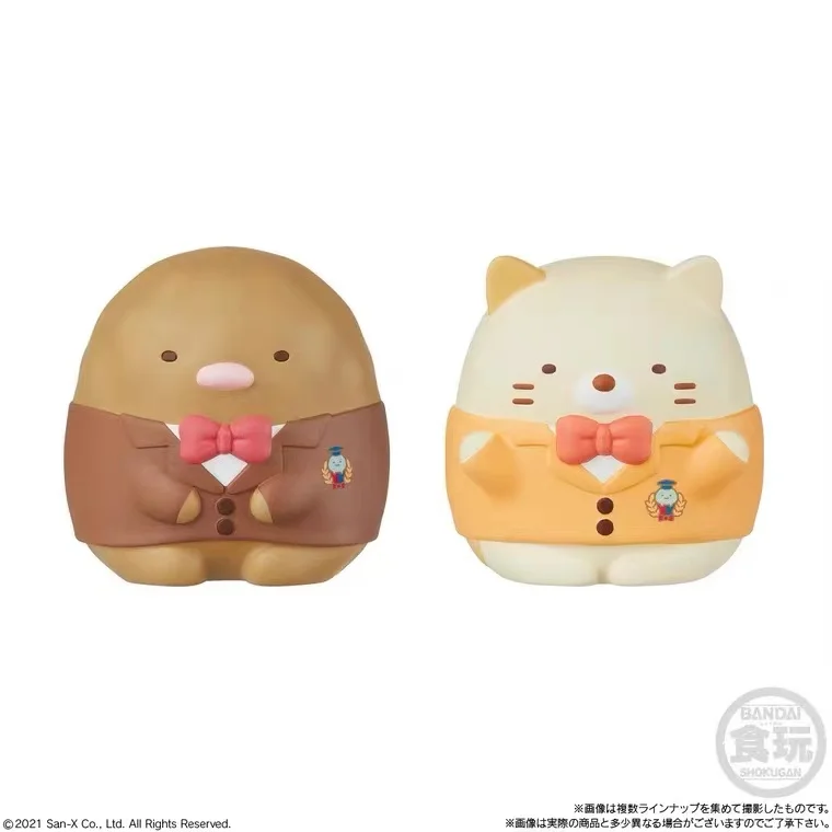 Oryginalna figurka Anime Bandai słodka Kawaii Sumikko Gurashi najlepszy przyjaciel kolekcja lalek figurka słodycze w kształcie zabawek prezent