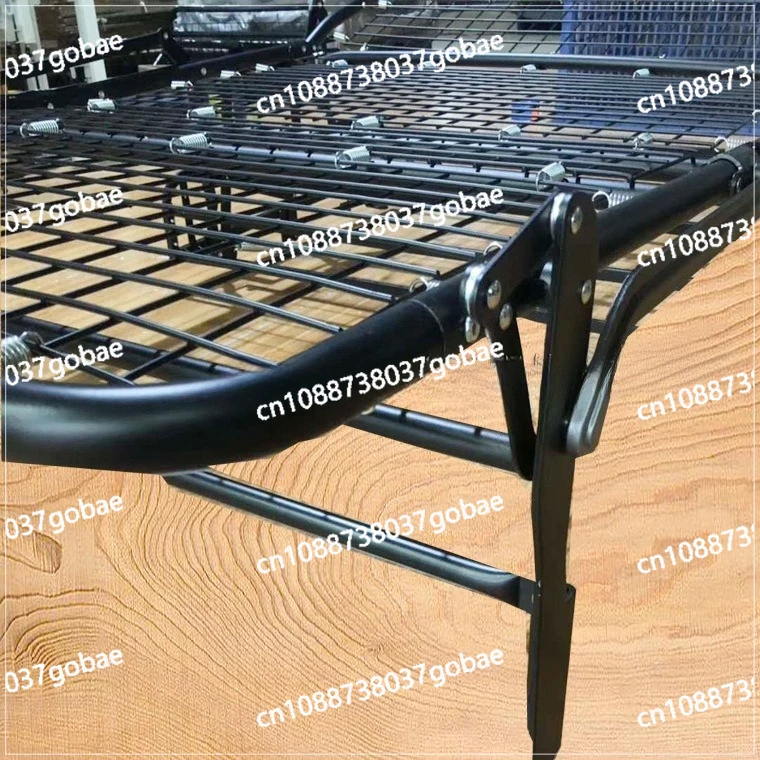 Hidden folding hardware flip multifunctional sofa bed iron frame three fold