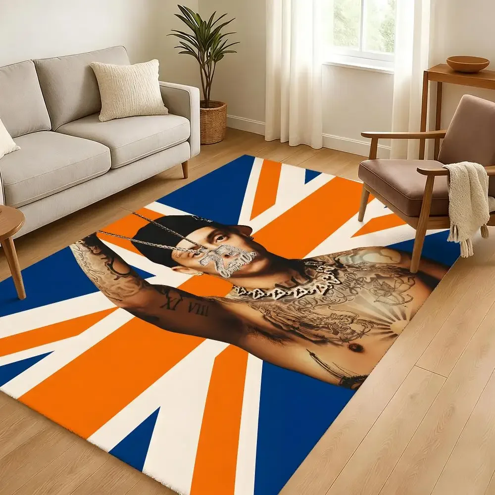 Rapper C-Central-Cee all roads lead home Floor Mat Soft Thickened Non-Slip Bedroom Living Room Door Mat Home Decor Flannel Rugs
