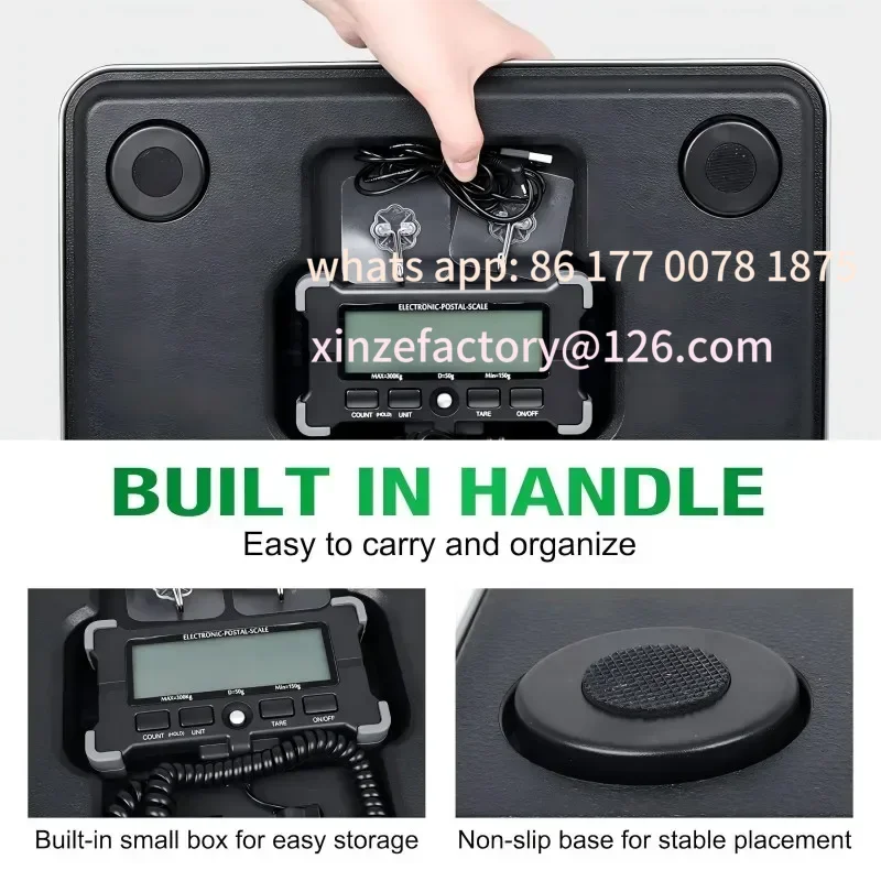 1Digital Postal Table Top Scale,  Animal Scale 440 Pound Capacity, 0.1 Ounce Readability Counting Function Express Package Scale