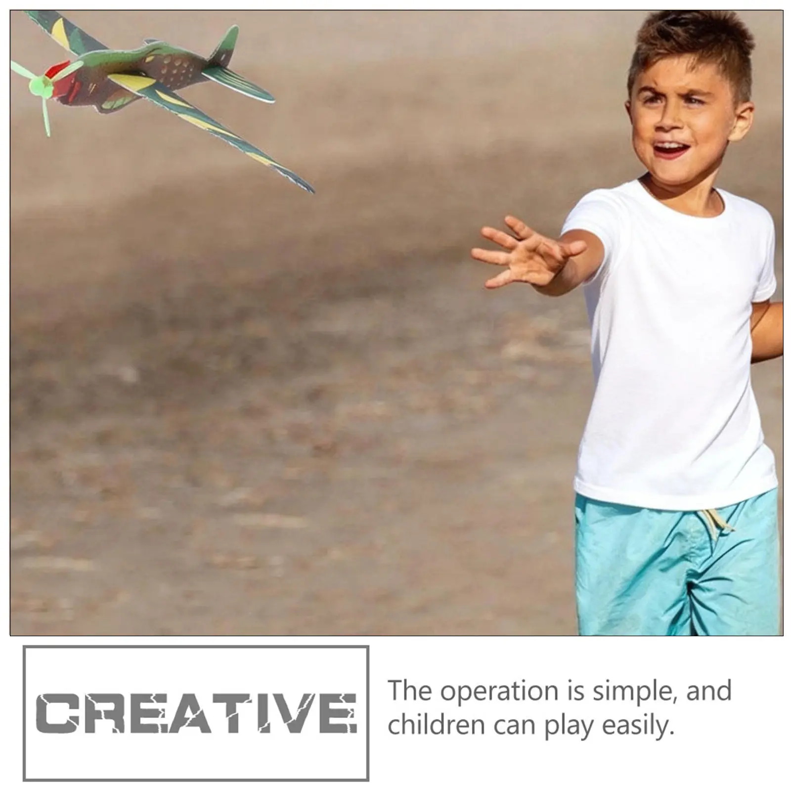 20pcs Lightweight Foam Glider Airplanes for Kids – Safe Outdoor Throwing Toy, Hand Strength & Educational Play