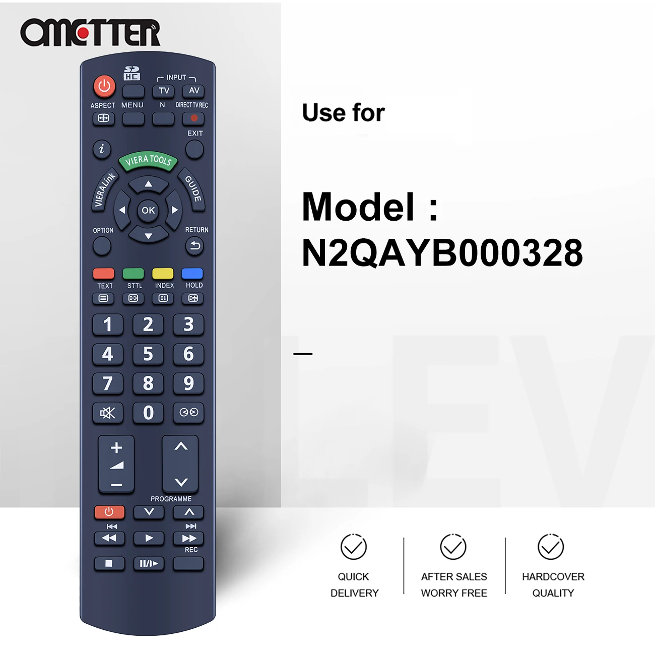 New N2QAYB000328 Remote Control PANASONIC TV Fit for TX-37U10E TX-LF42S10 TXP50C10Y TX-P42S10E