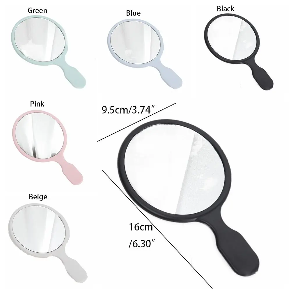 Portable Cute Oval-shaped Makeup Mirror High definition Exquisite European Handheld Mirror Small Beauty Mirror Woman