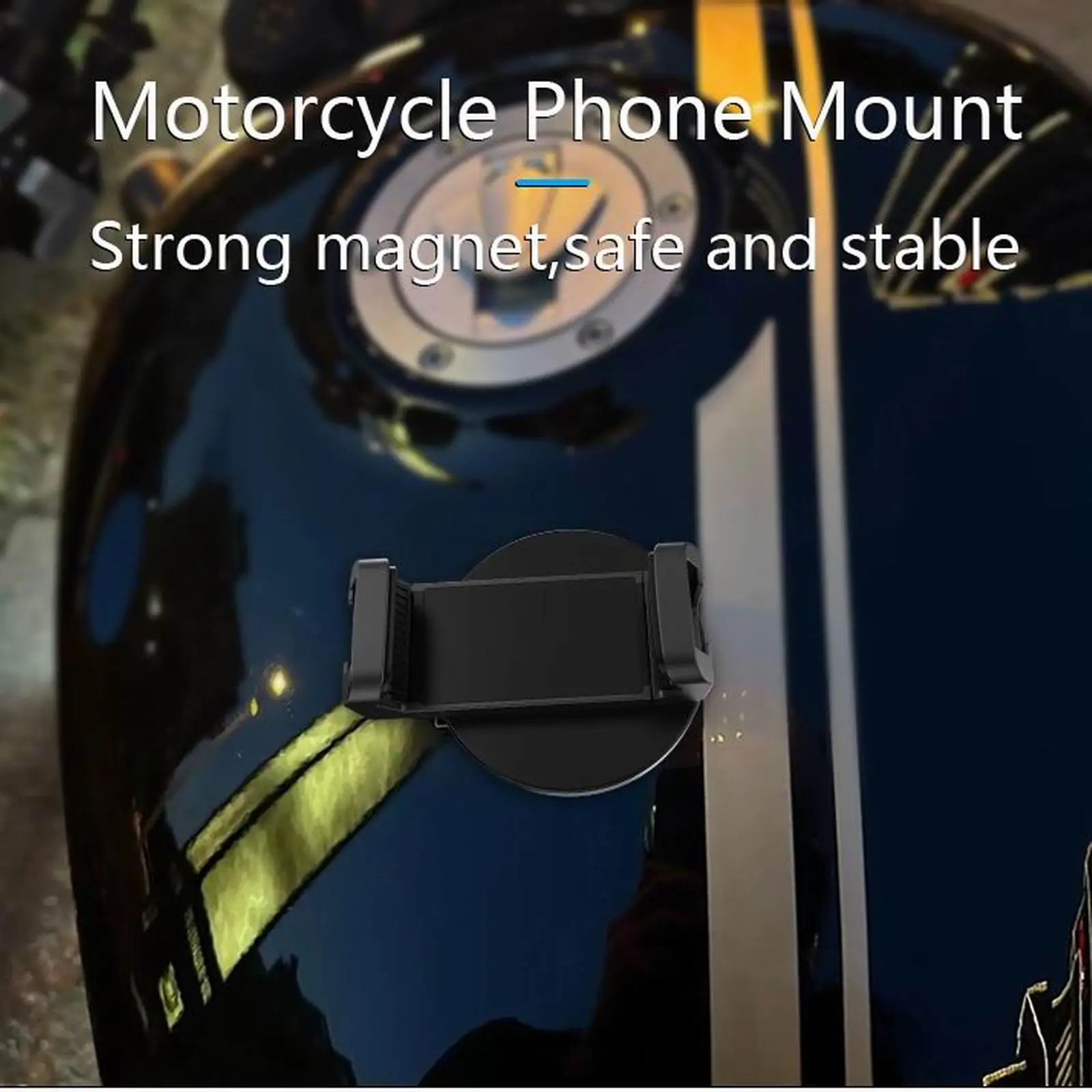 Supporto magnetico per telefono Base magnetica forte Morsetto per telefono cellulare per tapis roulant da palestra Moto Frigorifero Cucina Bagno Viaggi