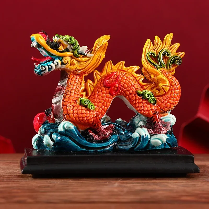 

Chinese Style Characteristics Forbidden City Cultural and Creative Dragon Lion Souvenir Ornament Creative Jewelry Gift