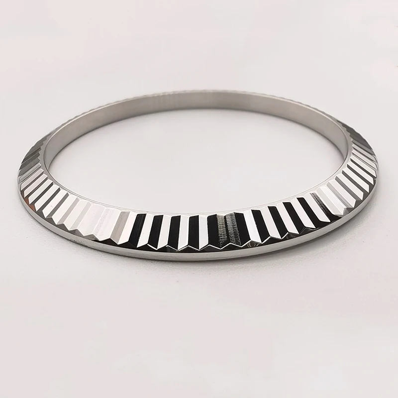 White Gold Plated Watch Bezel For RLX  Datejust 126334  126234 Watches, High Quality Watch Accessories