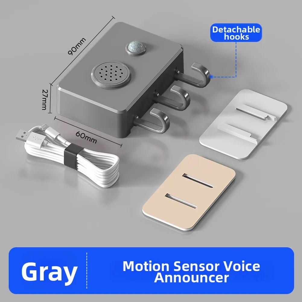 Motion Sensor With Doorbell Door Alarm Doorbell Sensor With Voice Reminder For Home Door Door Entry Shop Office
