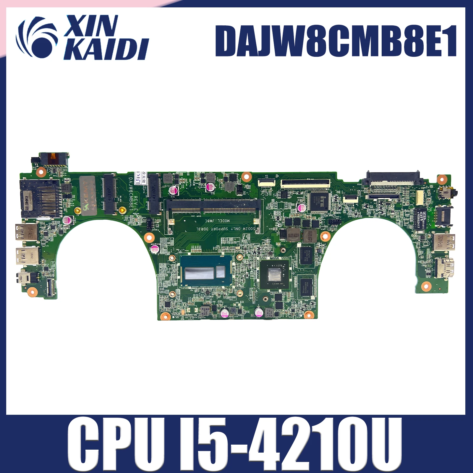 

Mainboard For DELL Vostro 14 V5470 5470 5439 P41G Laptop Motherboard DAJW8CMB8E1 I5-4210 CPU GT740M 0Y8VHY