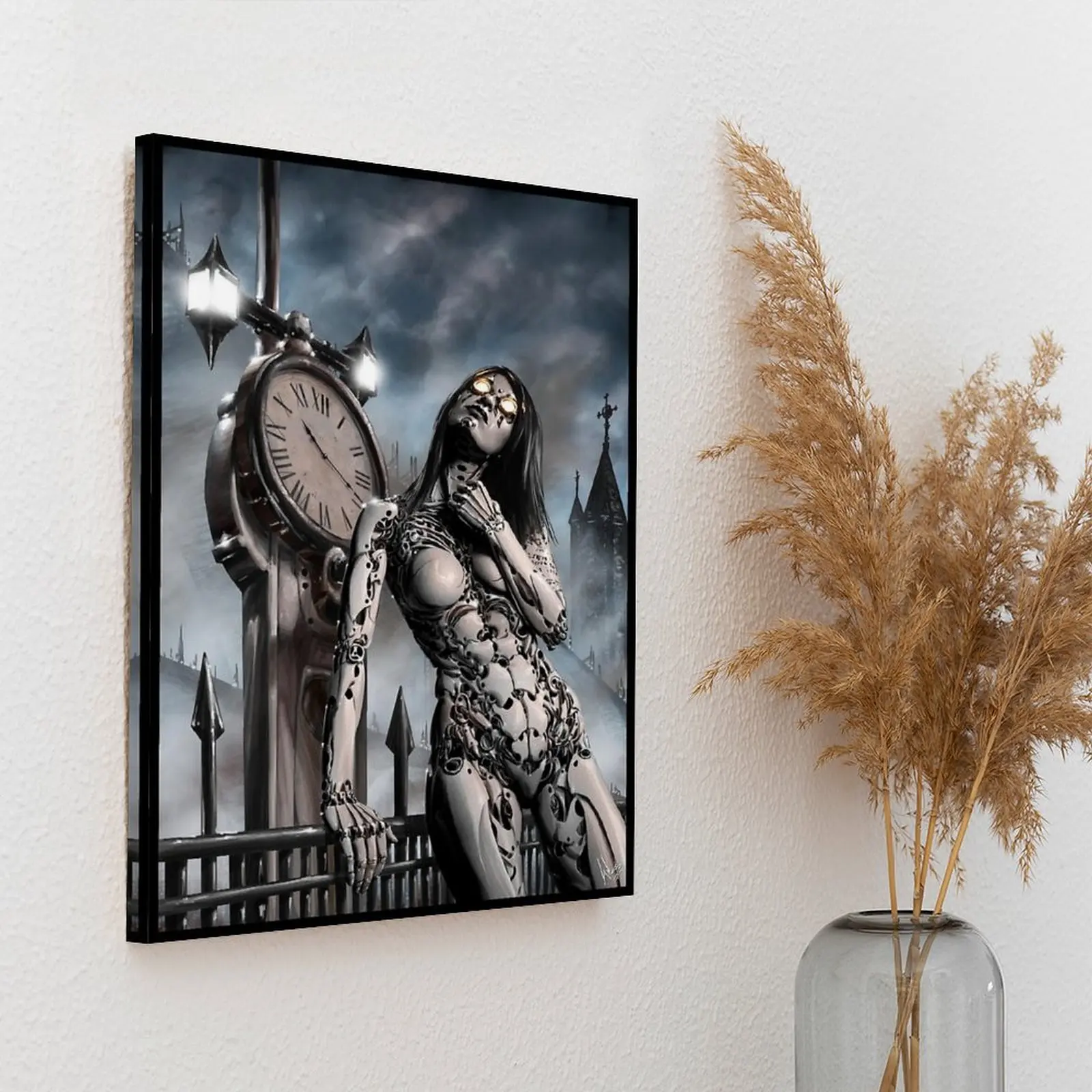 Steampunk اللوحة 003 قماش اللوحة تخصيص مضحك نادي جدار جدارية السينما مؤطرة لوحات الحائط