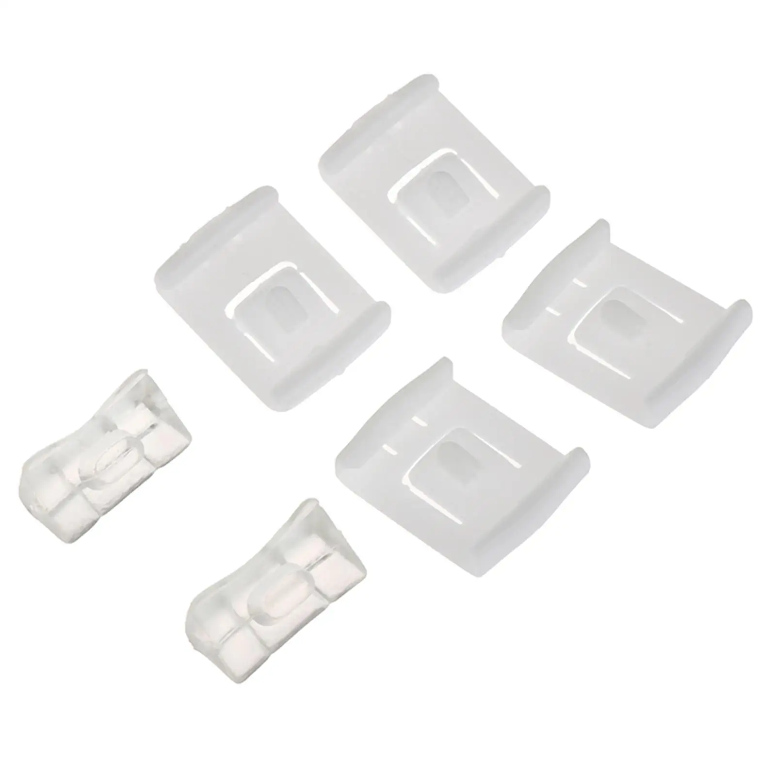 Automotive 6Pcs Seat Slider Guide Replacement Kit 435881203A Accessories Fasteners Professional Seat Buckle