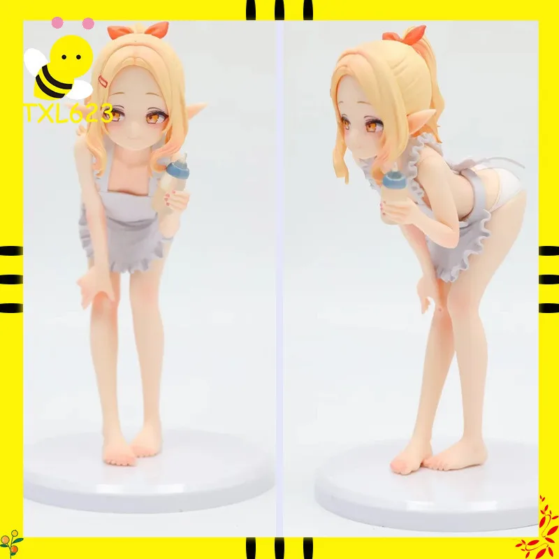 Hot 18cm Nikukan Girl Maternal Flat Elf Amaryllis GK Anime Action Figure PVC Model Doll Collection Desktop Ornament Toy Boy Gift