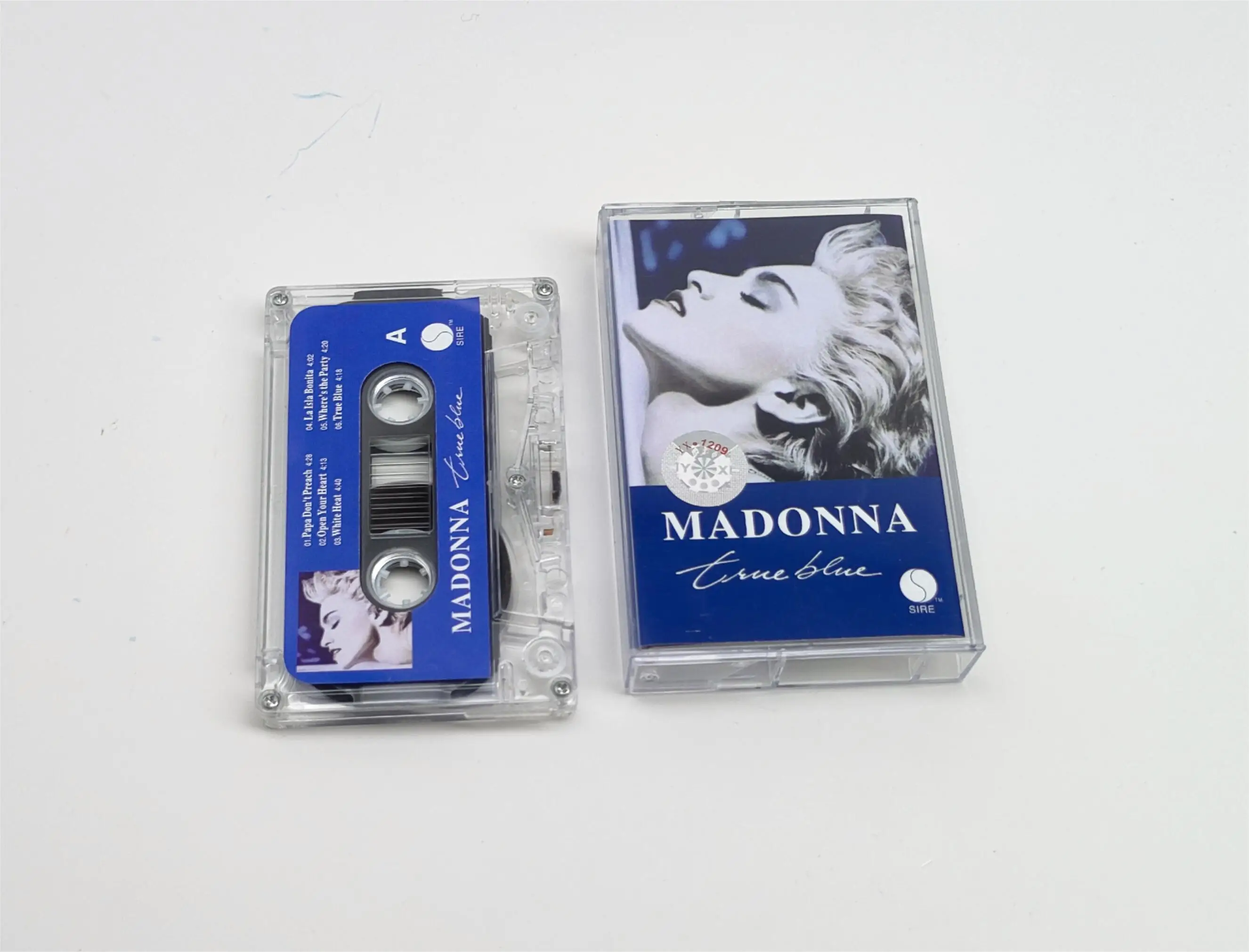 New Madonna Ciccone True Blue Magnetic Tape Album Cosplay Cassettes Soundtracks Box Recorder Car Walkman Tape Party Music Gifts