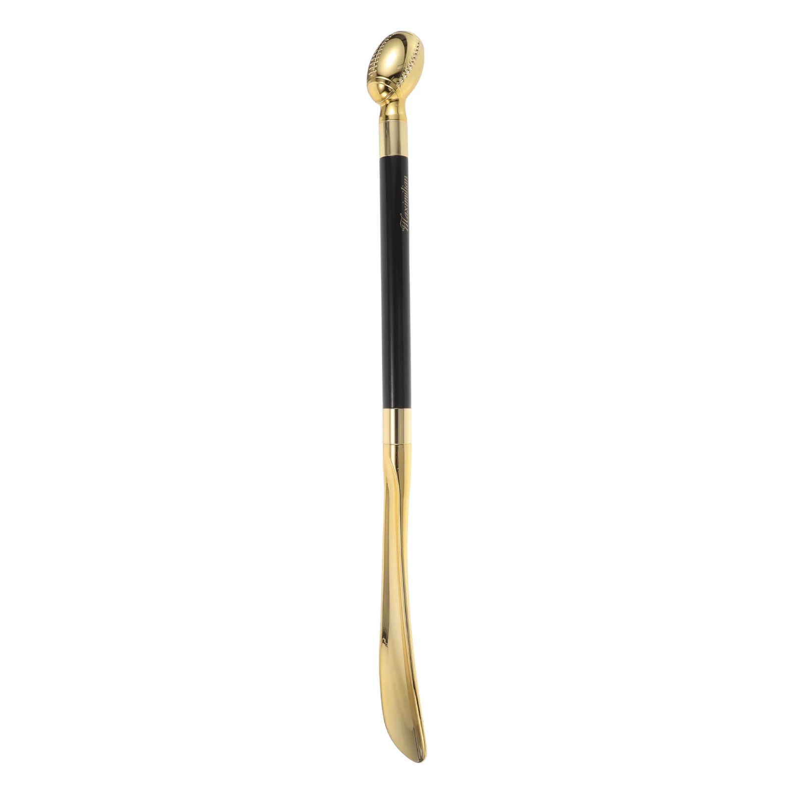 

20.83'' Rugby Head Shoe Horn Long Handle Plastic Shoehorn For Sports Cleats Work Boots Portable Travel Dressing Aid For