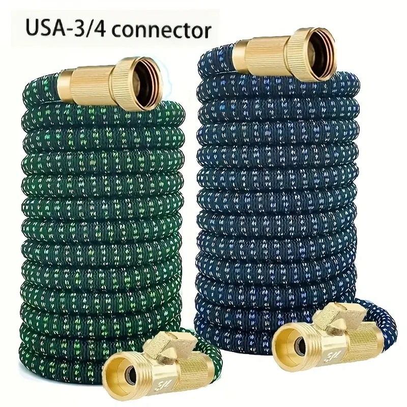 Garden Hose Upgrade: Expandable,Retractable, Non-knotted hose 3/4” Connector Accessories For Garden Watering And Dleaning.”