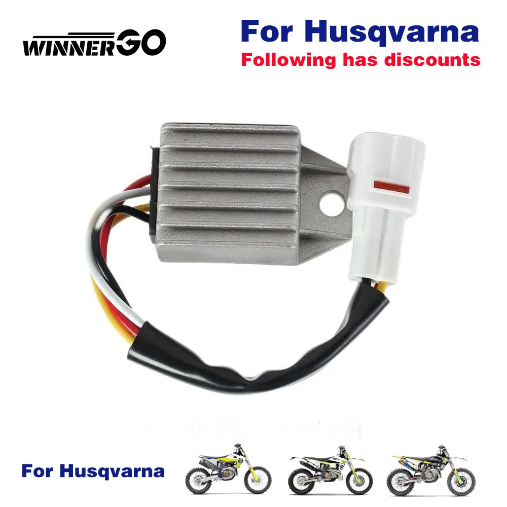 WINNERGO Motorcycle Voltage Regulator Rectifier For Husqvarna TC TE 250 TX 125 150 300 FE FS 450E 650C 650E 450S 80011034000