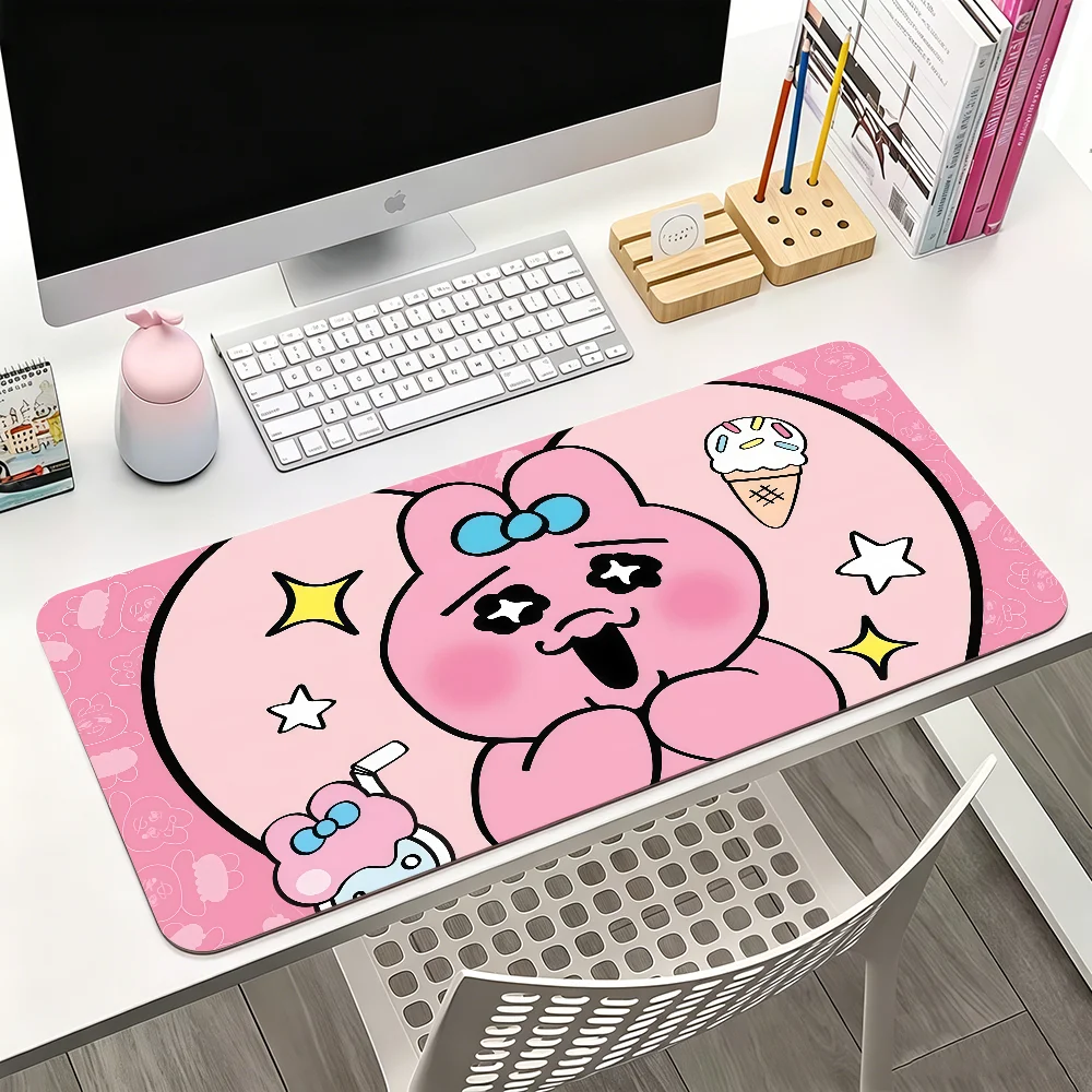 Cartoon O-Opanchu U-Usagi Mouse Pad For Office Gaming And Keyboards Non-Slip Large Waterproof
