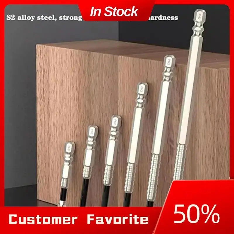 

AT03 Top High-Magnetic Screwdriver Drill Bit High Magnetic Screwdriver Drill Bit Set Anti-Slip Magnetic Electric Screwdriver