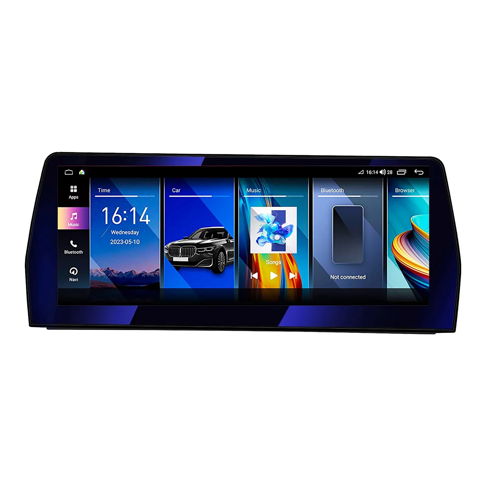 

12.3’’ Android screen for BMW 5 series E60 2005-2008 CCC system car radio wireless Carplay Android Auto, iDrive, 4G, WIFI, 128G