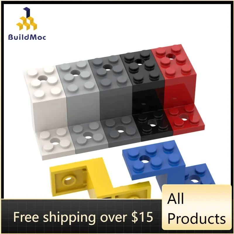 

10PCS High-Tech Assemble Particle 76766 Bracket 5x2x2 Stud Holder Brick Building Blocks Kit Replaceable Part Toy For Children