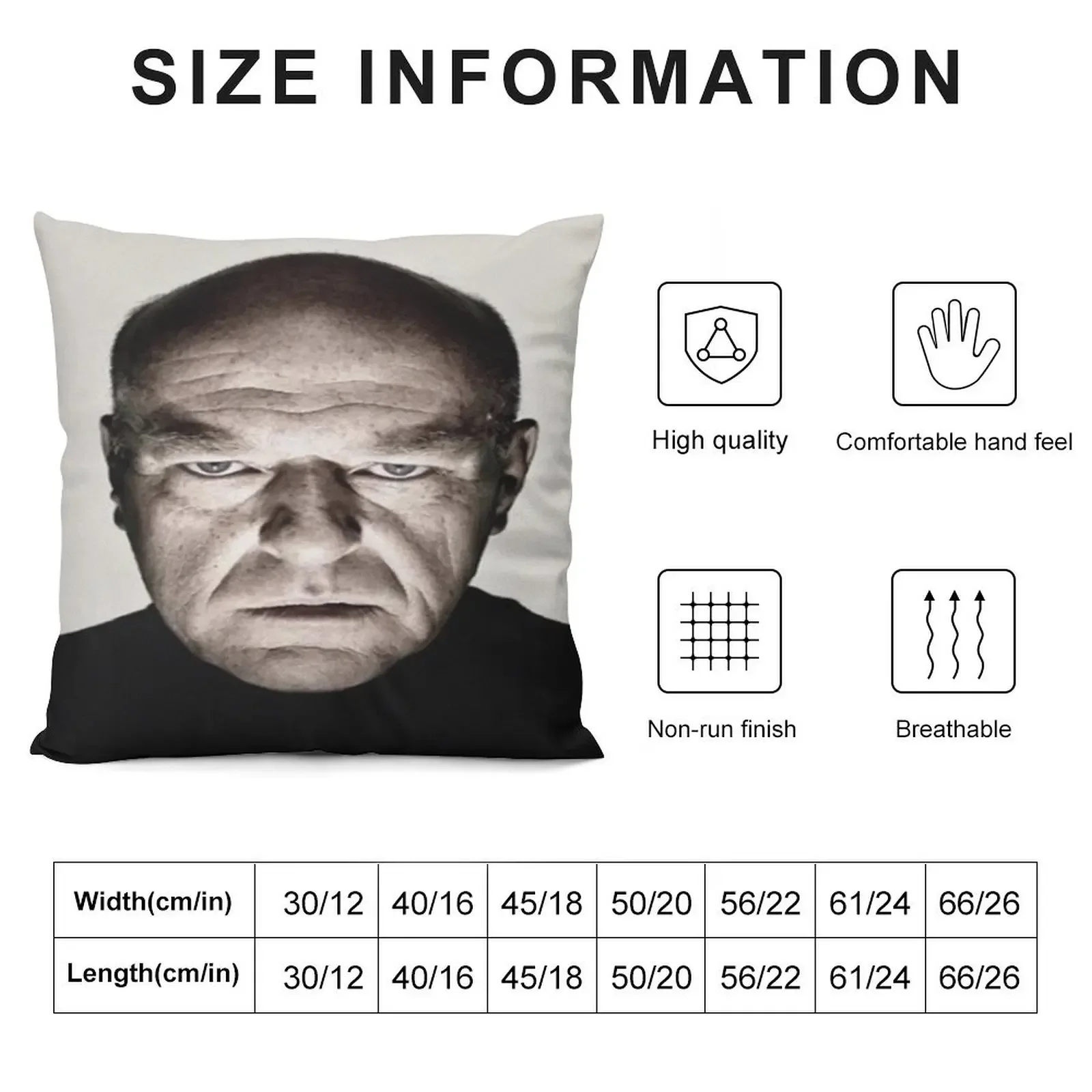 Stretched Hank Schrader Face Breaking Bad Meme Throw Pillow Luxury Pillow Case Decorative Cushion pillow