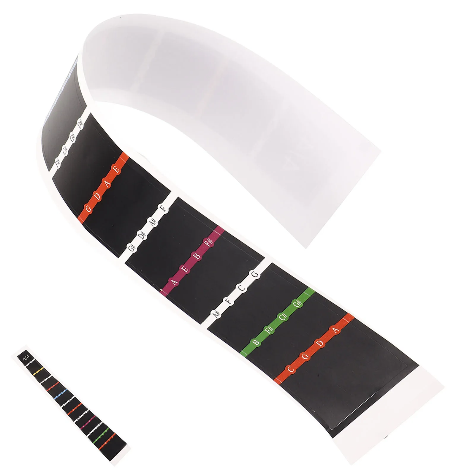 

1 Sheet Fingerboard Stickers For Cello 4/4 Full Set Waterproof Wear-Resistant Fretboard Decal Intonation Practice Beginner Cello