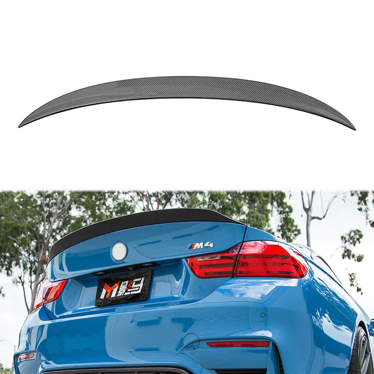 

Suitable for BM F80/F82// Carbon Fiber Tail Top Wing Rear Spoiler MP Fixed Wind Wing No Punching