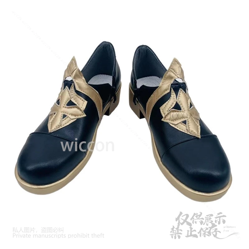 أنيمي لعبة Genshin تأثير Mondstadt Dahlia تأثيري أحذية أحذية هالوين عيد الميلاد أداء أحذية مخصصة 34-45 النساء الرجال