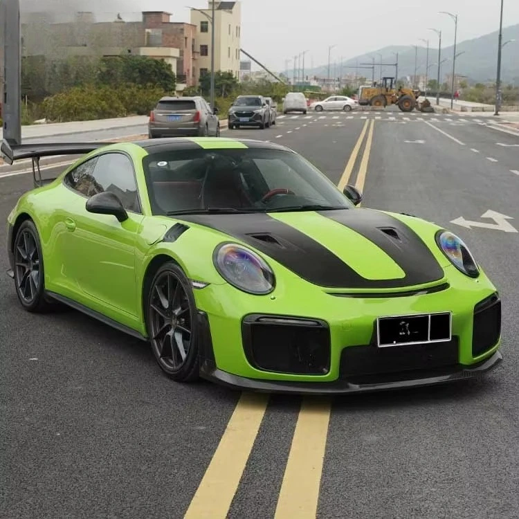 أغطية محرك من ألياف الكربون الجافة طراز RS العالمي لـ 718 جديد 718 981 982 987 غطاء غطاء محرك السيارة الأمامي