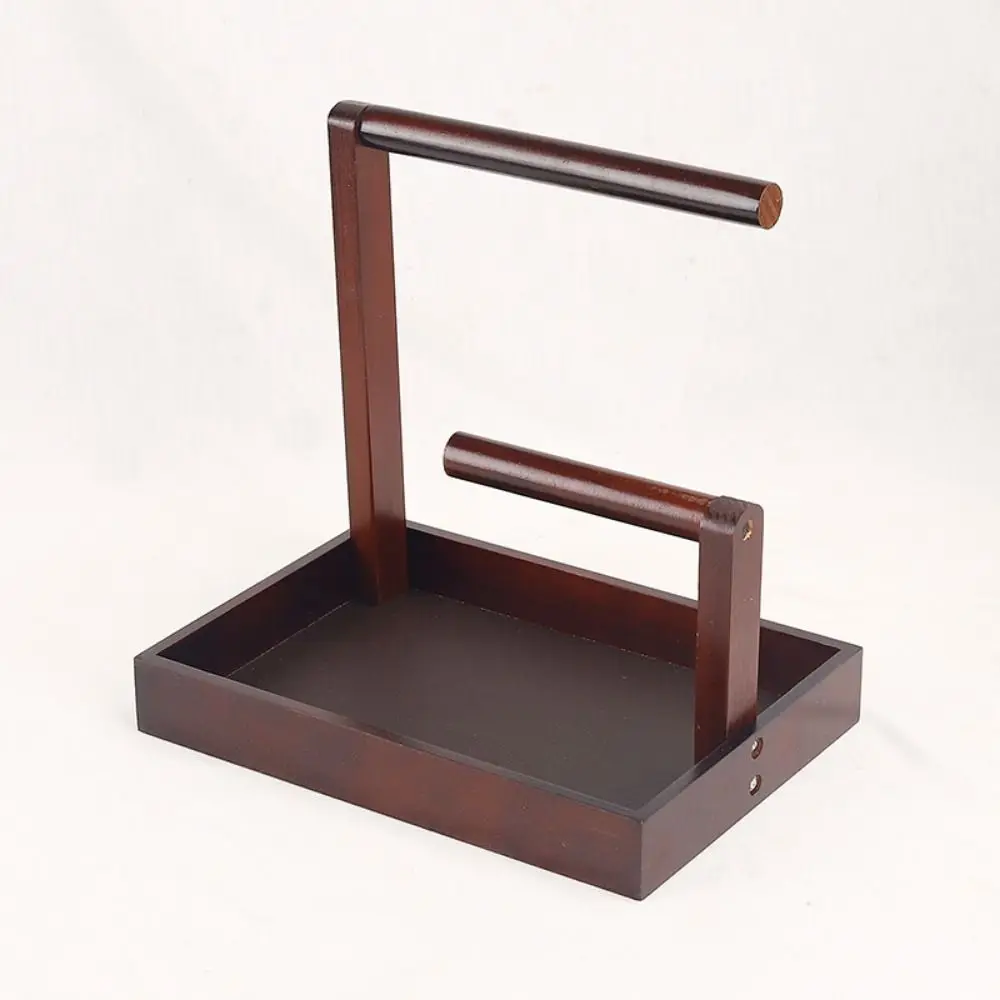 Creative Jewelry Display Stand Simple 2 Tier Jewelry Holder with Tray Practical Household Jewellery Exhibition Rack Rings