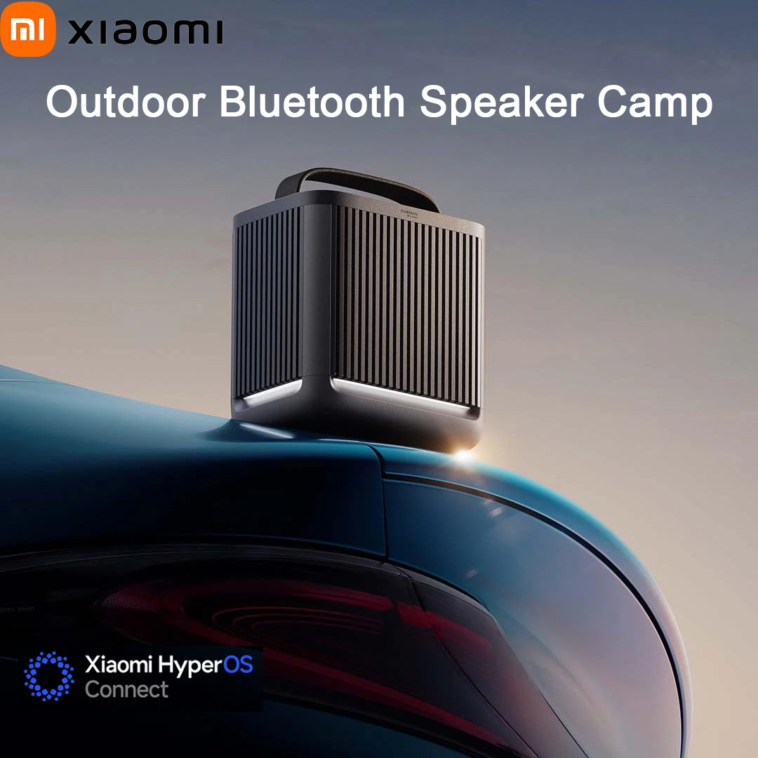

Xiaomi уличный Bluetooth-динамик Camp 40 Вт IP66 14 часов автономной работы HARMAN AudioEFX портативный звук для кемпинга с Xiaomi SU7