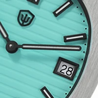 Watchdives WD00013 Quartz Watch Swiss Ronda 714 Movement Date Sapphire 316L 8Bar Waterproof 37Mm Luminous Square Luxury Watches photo 4