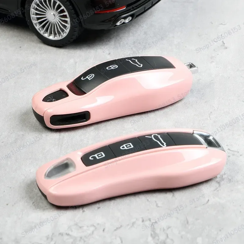 For Porsche Macan 718 Cayman Taycan 911 Powder Coated Key Case Compatible with Morandi Paramela Design