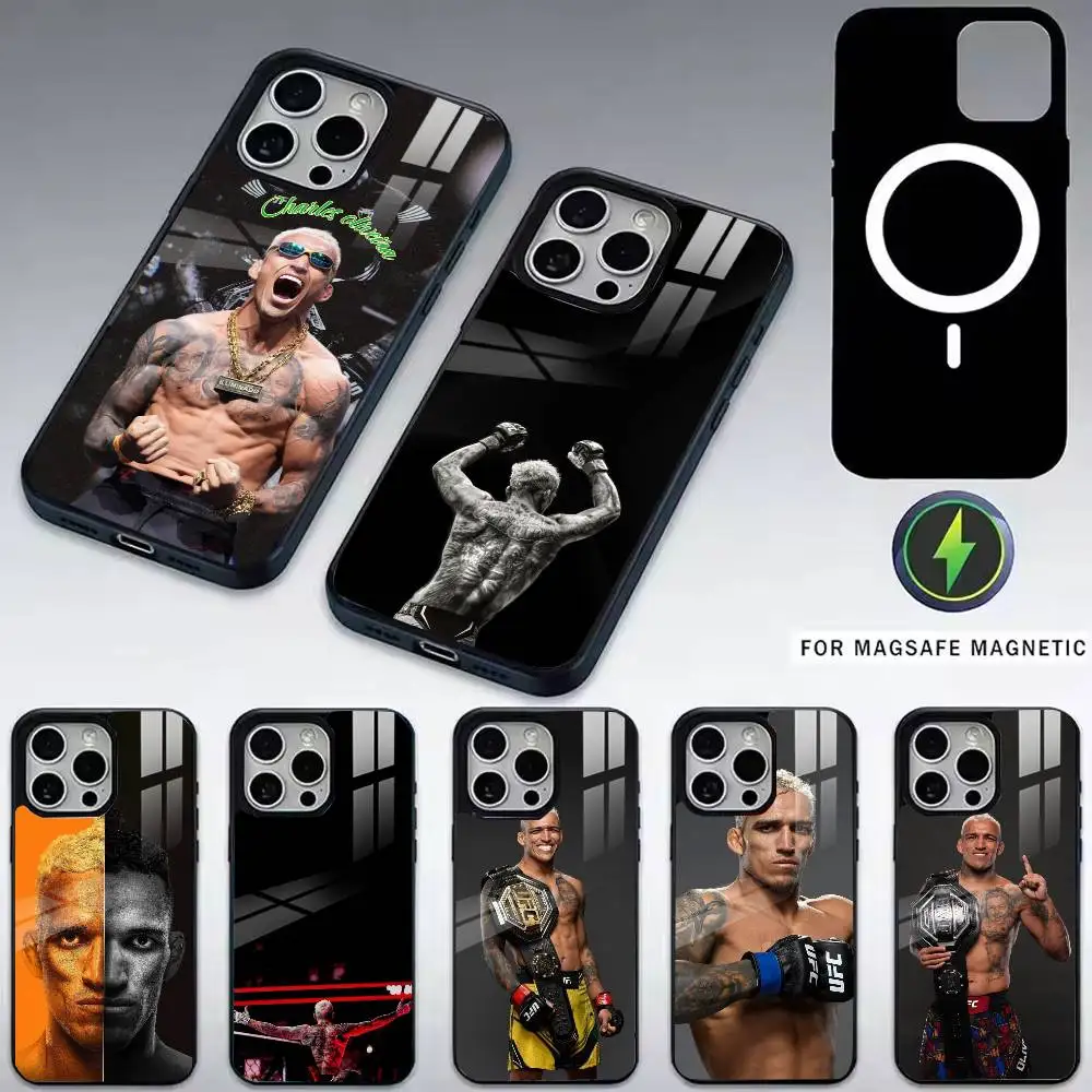 

Charles Oliveira-a Do Bronx Phone Case For iPhone17,16,15,14,13,12,11 Plus,Pro Magnetic For Magsafe Wireless Charging
