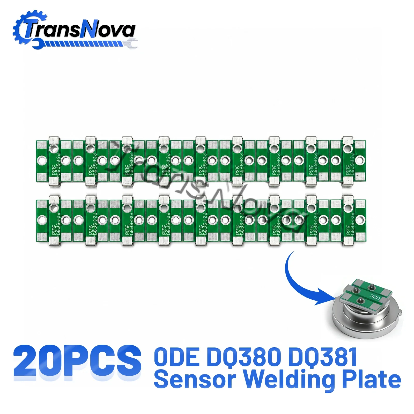 20 Stück Präzise DQ500 0DE DQ380 DQ381 0GC Getriebe-Drucksensor Schweißlötplatte für Audi A3 Q3 TT VW Tiguan Seat Skoda