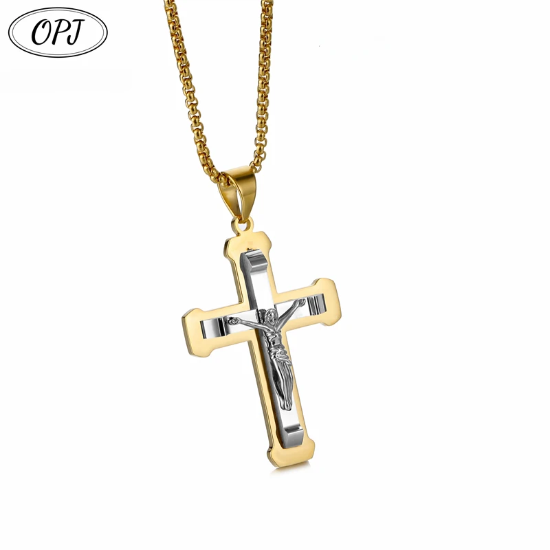 Gold Color Cross Re… - image