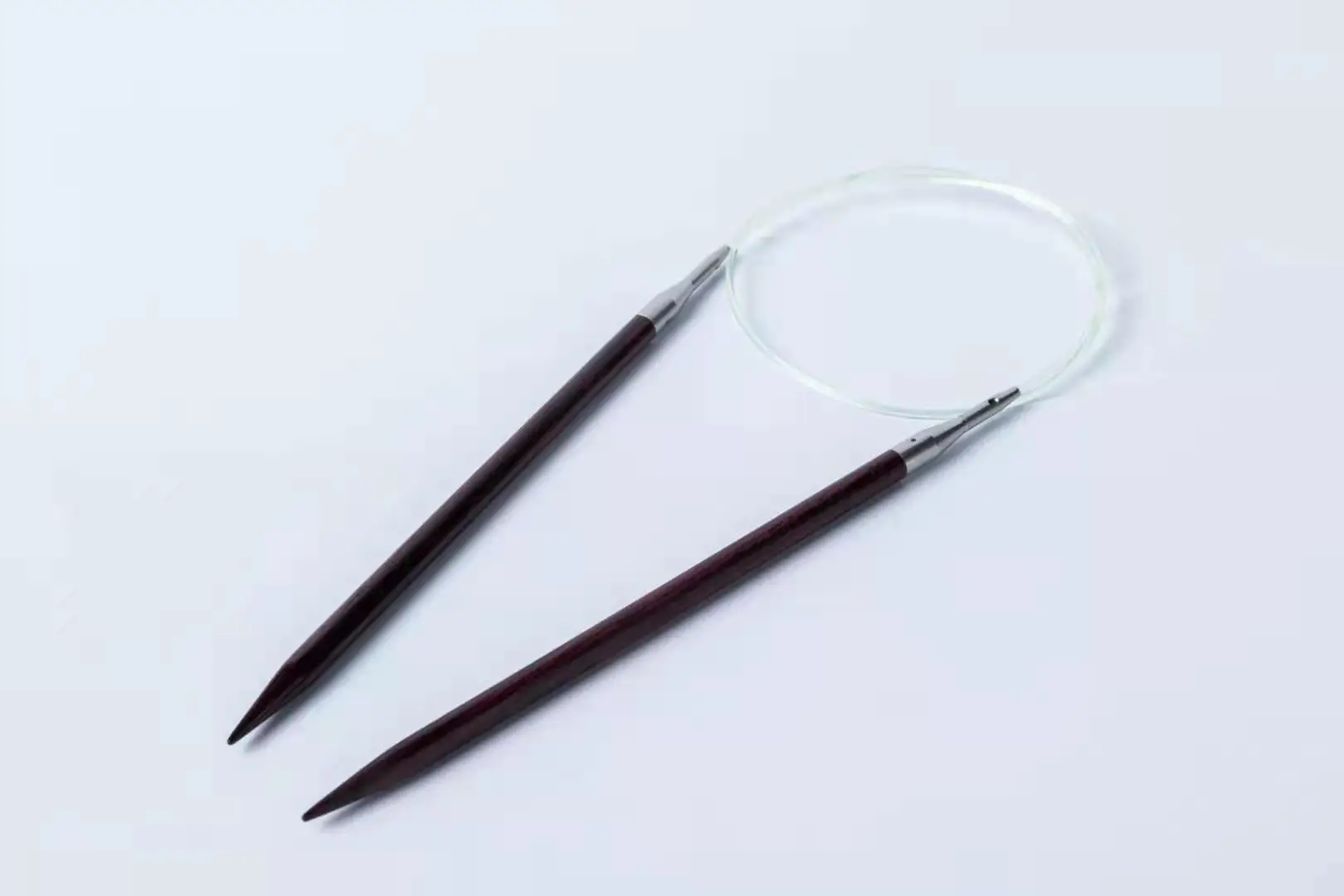 إبرة حياكة قابلة للفصل من خشب الأبنوس الأسود من تريفور، مجموعة واحدة، إبرة حلقية 2345 بوصة، إبرة حياكة للسترات، ملحقات الخياط...