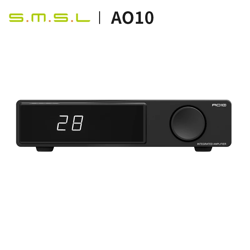 

​SMSL AO10 Power Amplifier Bluetooth Hi-Fi Amplifier with Dual TPA3116 Class D Amplifiers&Noise-Free Precision Volume Design