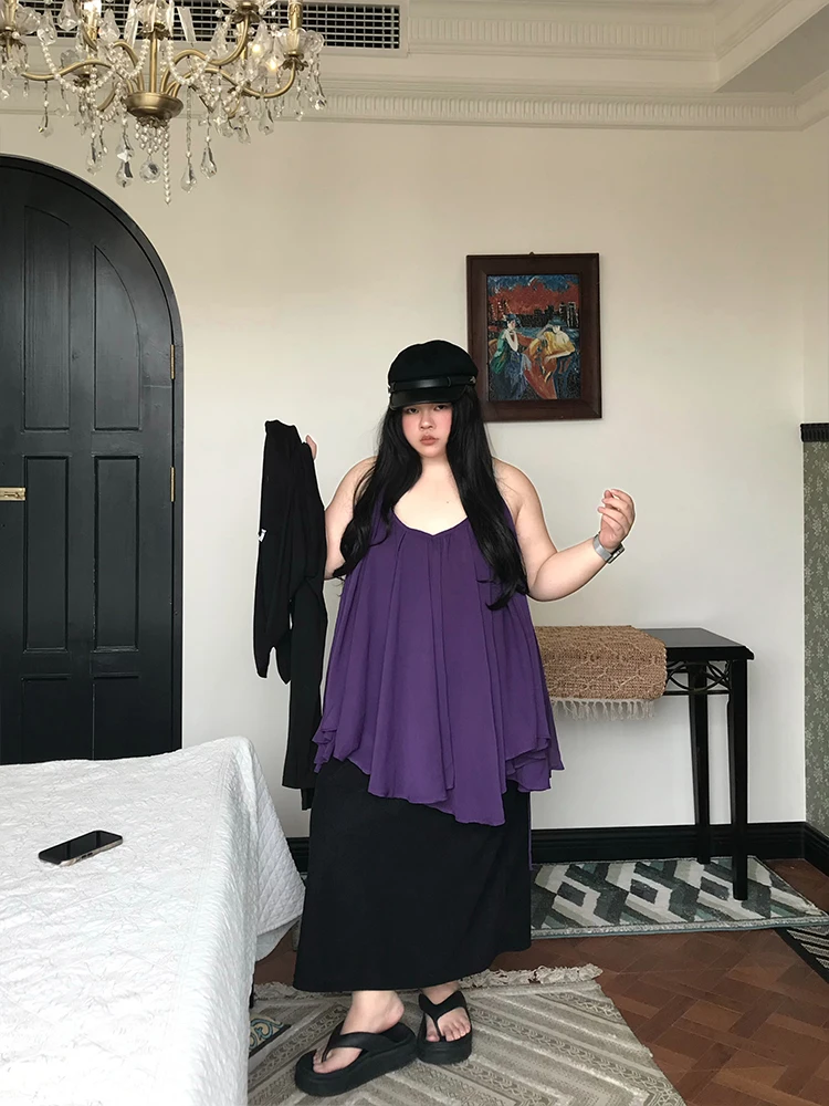 

plus Size Women's Casual Wed Skirt Elastic Waist Straight Leg Long Skirt Korean Sle Commute Daily Ci Walk Skirt