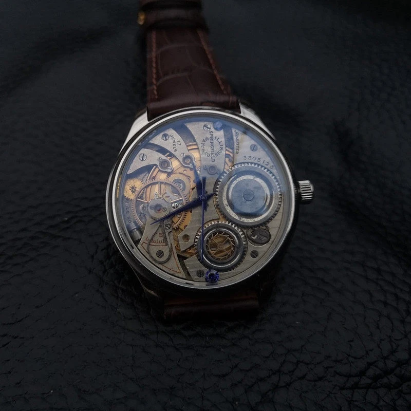 DIY Handmade Original Automatic Mechanical Watch, Old Pocket Watch Changed To Men's Watch, Personalized Trend Boys' Boutique