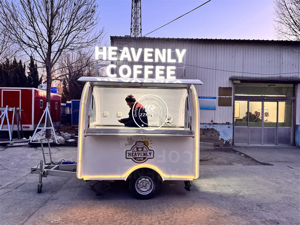 Грузовик для быстрого питания, мобильная кухня, уличная тележка для закусок для пиццы, киоск для мороженого с полностью оборудованием для общественного питания, концессионный прицеп для еды