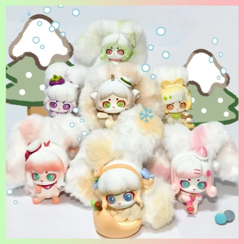 

Genuine Cup Rabbit Fantastic Fruit Series Pvc Model Rabbit Figure Room Desk Decoration Blind Box Doll Mystery Box Birthday Gift