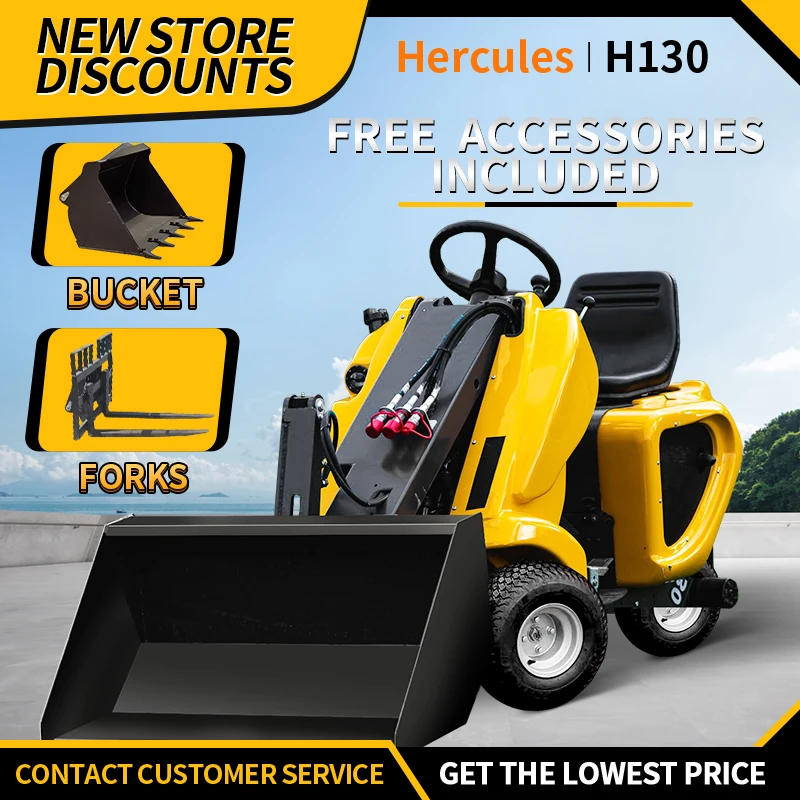 農場、造園、建設用のミニコンパクトホイールローダー、様々な作業に対応する多用途小型ローダー機械